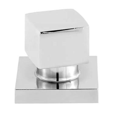 Imagem de Acabamento Registro Quadrado Metal encaixe padrão estria fabrimar canopla ajustavel 1/2 e 3/4 15636