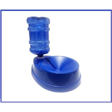 Imagem de Bebedouro Cães Cachorros Gatos Sem Molhar Pelos 1 Litro Premium