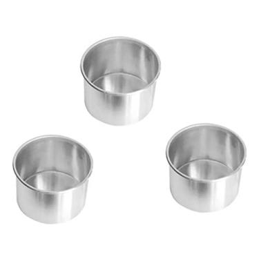 Imagem de Kit 3 Formas Redondas Para Bolo 15x10cm em Alumínio