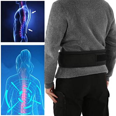 Imagem de Cinto para levantamento de peso, cintura portátil, ergonomicamente projetado ajustável para levantamento de peso, academia, agachamentos, almoços (M)