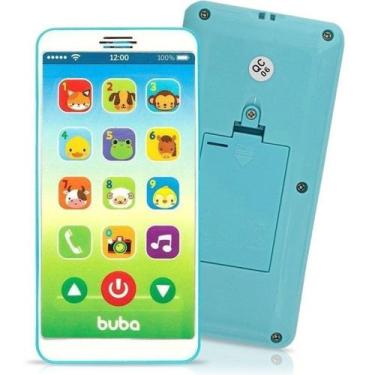 Imagem de Celular Infantil Buba Baby Phone Com Som E Musicas Azul 6841