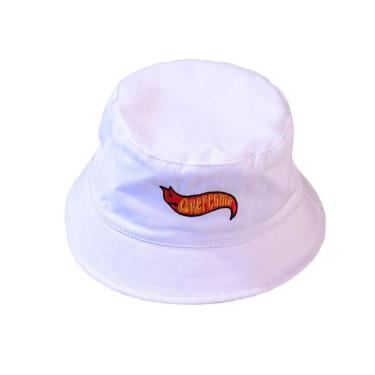 Imagem de Bucket Overcome "Faster" Branco-Unissex