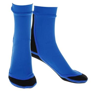 Imagem de Colaxi de de 1,5 Mm Nadando de Botas de Surf de Neoprene, Azul, eu