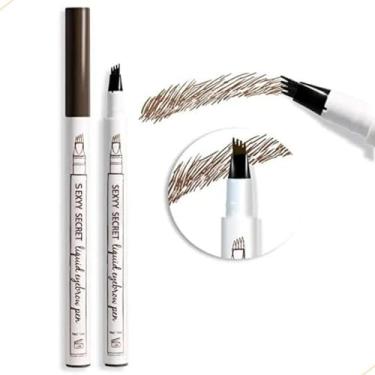 Imagem de Beadty Caneta Henna Efeito Microblading Sobrancelha Castanho