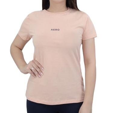 Camiseta Cropped Manga Curta Feminino Silkada Aeropostale