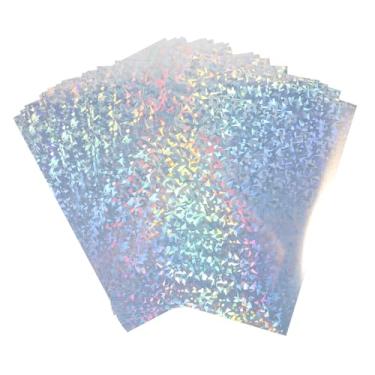 Imagem de NUOBESTY 20 Folhas Adesivos holográficos de vinil decalques automotivos adesivos rosa adesivos de carro decoração adesivos de vinil decalques de vinil à prova de água Vidro de bebida
