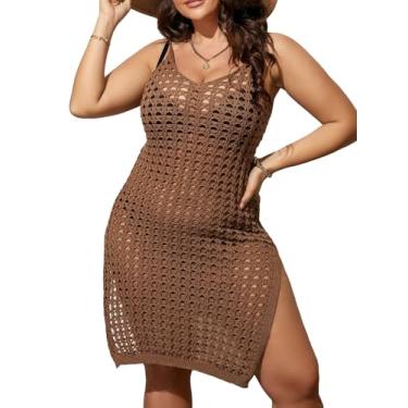 Saida de praia 2024 plus size croche