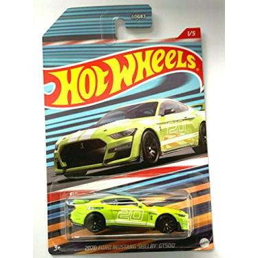 Imagem de DieCast Hot Wheels 2020 Ford Mustang Shelby GT500 (Green) - 2022 Themed Exotics Series 1/5