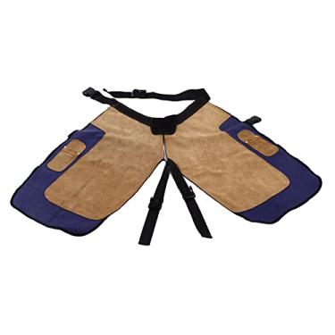 Imagem de Avental Removível de Estábulo para Cavalos, Avental de Ferrador de Cavalo Feito à Mão Em Couro de Vaca Com Bolsos e Fivela Acessórios Agrícolas Calças de Ferradura Adequadas para