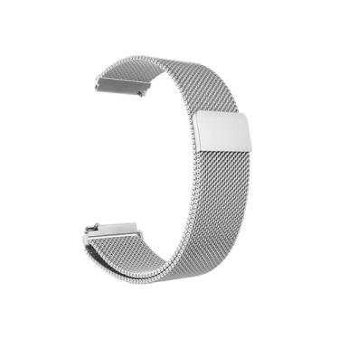 Imagem de Estilo no Pulso, Pulseira Milanese 20mm compatível com Amazfit GTS4 ou GTS 4 Mini cor:Prateada