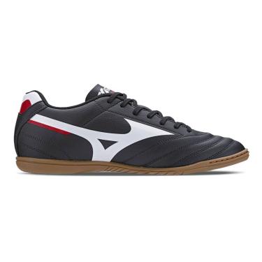Imagem de Chuteira Futsal Mizuno Morelia Club IN - Masculino - Preto-Branco