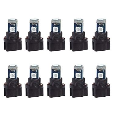 Imagem de BlyilyB Pacote com 10 lâmpadas LED Cunha T5 2721 37 74 PC74 Soquetes Torcidos Substituição Painel de Painel de Painel de Instrumentos Lâmpadas LEDS