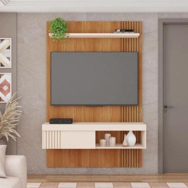 Imagem de Painel Para Tv Jade Caemmun 1,20 Freijo/off White