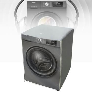 Imagem de CAPA PARA LAVA E SECA HISENSE 13KG WD5Q13 TRANSPARENTE (Cinza)