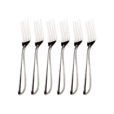 Imagem de Kit 6 Garfos de Mesa Hercules Monterrey Aço Inox 1340-002