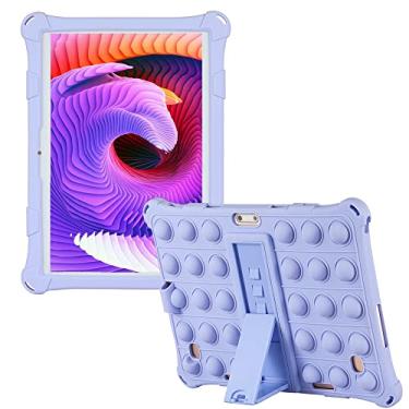 Imagem de Capa protetora universal para tablet de 10,1 polegadas, compatível com Zonko, QunyiCO, MEIZE, PRITOM, FEONAL, ANTÊMPER, MARVUE, Dragon Touch, Winsing, FANGOR, ZZB (Roxo)
