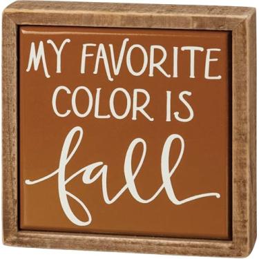 Imagem de Primitives by Kathy Placa de decoração My Favorite Color Is Fall Home