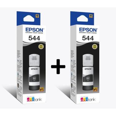 Imagem de Kit 2 RefiL de Tinta Preta Originais 544 - 544120 Epson T544 Para: L11