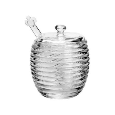 Imagem de Meleira de Cristal com Colher 210ml Lyor - Colmeia