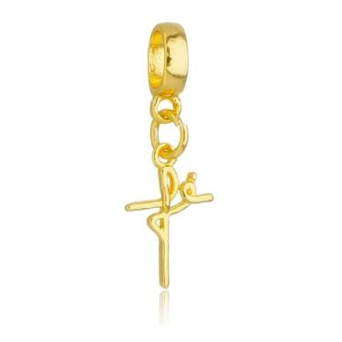 Imagem de Berloques Religião Religioso Banhado a Ouro 18k - WORK SEMIJOIAS, Fé