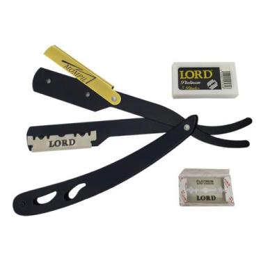 Imagem de Navalhete Navalha Barbear + 05 Laminas Barbear - Jc-001 - Mompil