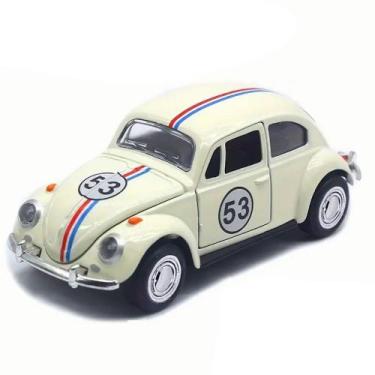 Imagem de Fusca Corrida Herbie de Ferro 1:32 Fricção Abre Capô Portas - Barcelon