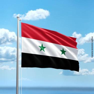 Imagem de Bandeira Síria em Oxford 140x80cm - PRESENTE-BRINDE