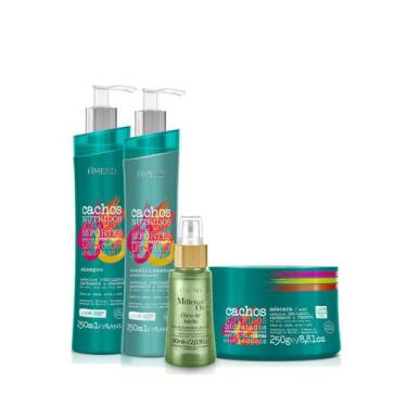 Imagem de Amend Cachos Sh 250ml + Cond 250ml + Masc 250ml + Millenar Oil Inchi 6