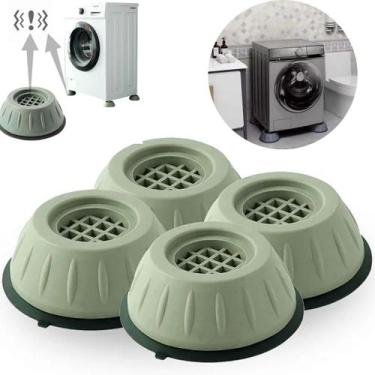Imagem de Kit 4 Pés Nivelador Almofada Máq Anti Rúido Movimento 