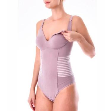 Imagem de Body Modelador Amamentação Love Secret, Rosa retrô, 42