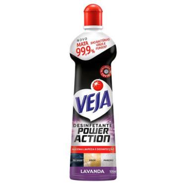 Imagem de Desinfetante Power Action de Lavanda Veja 500ml