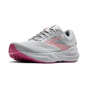 Imagem de Brooks Tênis de corrida feminino Adrenaline GTS 24 Supportive, Liga metálica/branco/Zephyr, 7.5 Wide