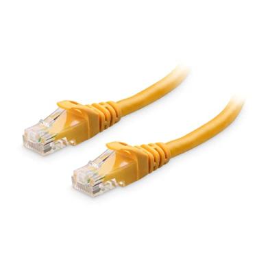 Imagem de Cable Matters - Pacote com 5 cabos Ethernet Cat6 Snagless (cabo Cat6, cabo Cat 6), Amarelo, 10 ft