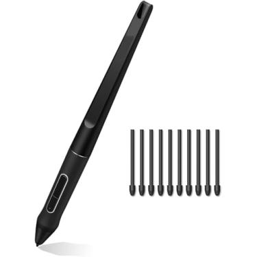 Imagem de Caneta digital Stylus com 10 pontas para Huion PW517 Kamvas 13, Kamvas 22 Plus, Kamvas 22, monitor de desenho Kamvas Pro 24, caneta Stylus de pressão 8192, sem bateria