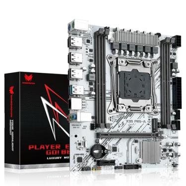 Imagem de SHANGZHAOYUAN Placa-mãe X99 LGA 2011-3 Micro ATX Gaming Motherboard para processadores Intel Xeon E5 V3 V4 Series (DDR4 Max 128GB, PCIe 3.0, NVME/NGFF M.2, Gigabit LAN, SATA 3.0, USB 3.0), X99 PR9-A