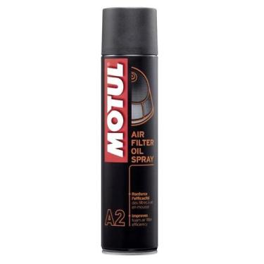 Imagem de Lubrificante spray motul a2 air filter oil spray - 0,4l manutenção