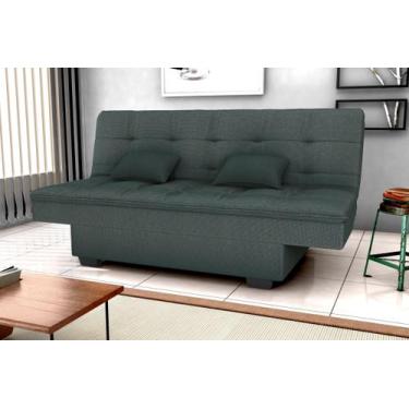 Imagem de Sofá Cama Esmeralda Prime Cinza E410- Matrix - LM DECOR