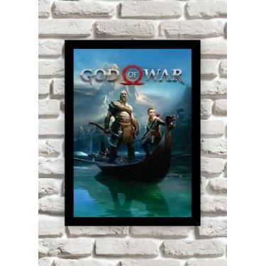 Imagem de Quadro GOD OF WAR - GRAFIT - GRAFICA E CRIAÇÃO, Branco