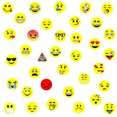 Imagem de 144 Imãs de Emoji - Ideal Planners