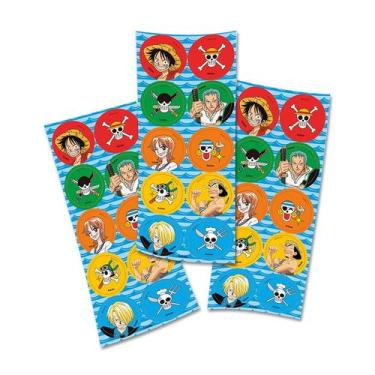 Imagem de Adesivo Redondo Festa One Piece - 30 unidades - Festcolor - Rizzo