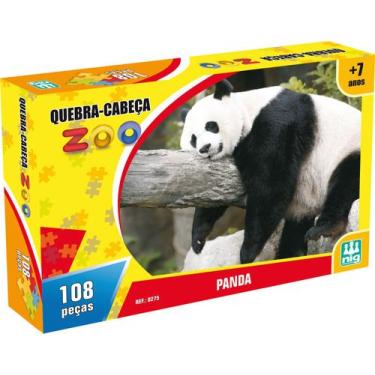 Imagem de Quebra Cabeça Zoo Panda 108 Peças - Nig Brinquedos