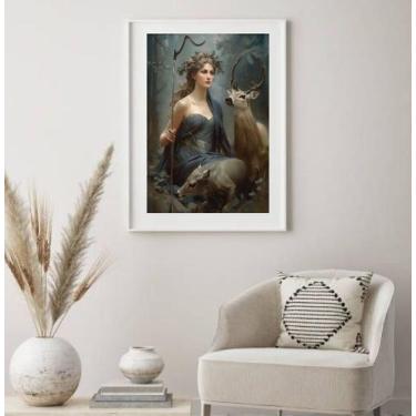 Imagem de Quadro Decorativo Artemis Deusa Da Natureza - 60x48cm - Quadros On-lin