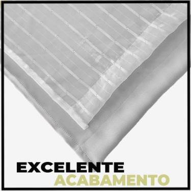 Imagem de cortina blackout Mix corta luz 5,00 x 2,90 ilhios marrom - Bravin Cort