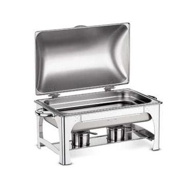 Imagem de Rechaud Banho-Maria Retangular Tramontina Inox c/ Tampa Removível e Cuba 1/1 110V - 9,2L