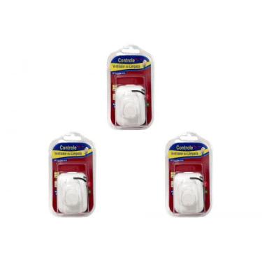 Imagem de Kit C/3 - Controle Ventilador Qualitronix Luz Sobrepor Qv39