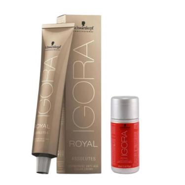 Imagem de Schwarzkopf Igora Absolutes 1x 7/50 Louro Médio Ci + 1 Ox20v, UNICA