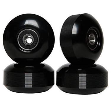 Imagem de Rodas de skate Freedare com rolamentos 52 mm Street Wheels Skateboard Tricks (conjunto com 4), Preto, 52mm