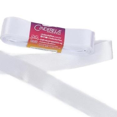 Imagem de Fita de Cetim nº 05 22mm com 10 Metros - Cinderela, 01 - BRANCO