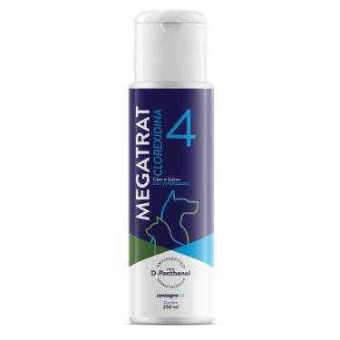 Imagem de Shampoo Dermatológi Megatrat Clorexidina 250ml 4% - Centagro