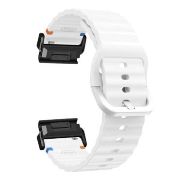 Imagem de Pulseira Esportivas Compatível com Garmin Fenix 5X GPS/Fenix 5X Puls, Silicone Macio com Fivela Ajustável Band de Substituição para Garmin Fenix 5X/Fenix 5X Puls Pulseiras para Homens e Mulheres (6)